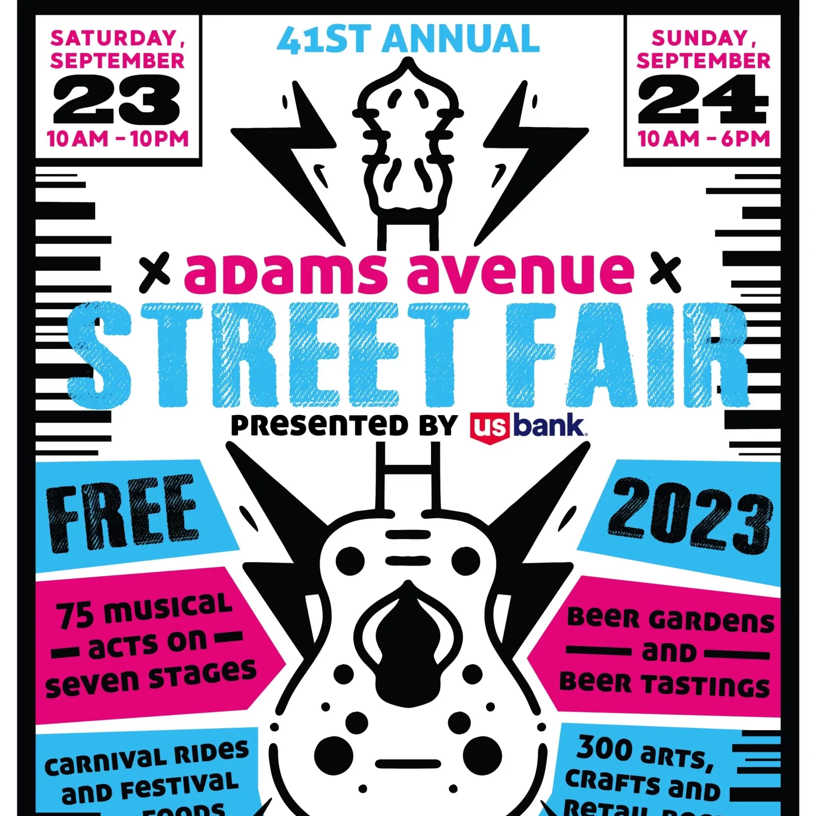 Adams Avenue Street Fair 2024 (2122 September) in California, San