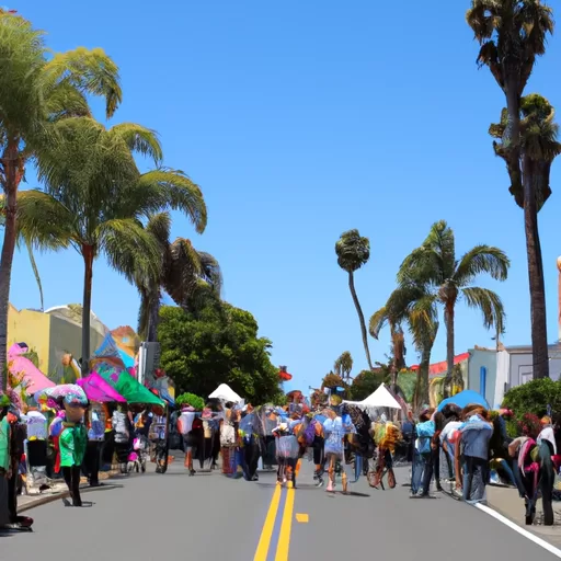 Carlsbad Village Street Faire 2024 & 2025 in California, Carlsbad, USA