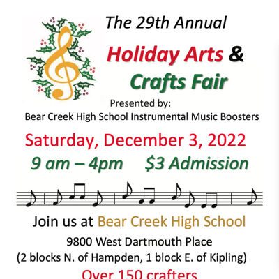 Bear Creek High School Holiday Craft Fair