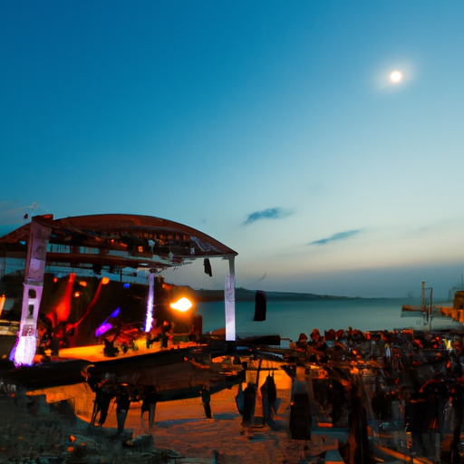 Music Festival in the Beach