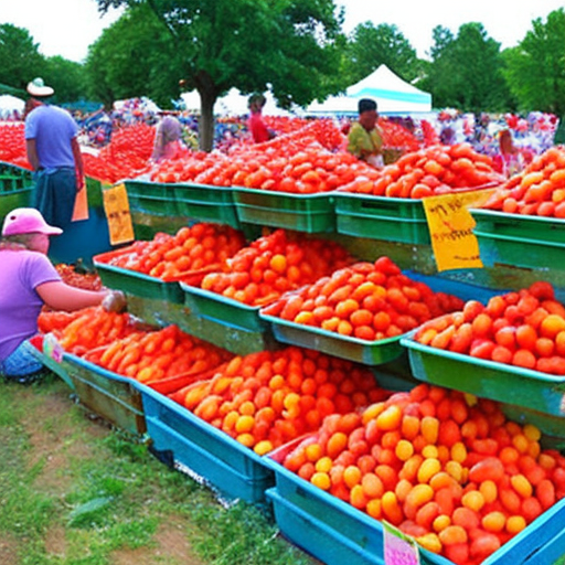 Johnson County Peach Festival 2024 in Arkansas, Clarksville, USA