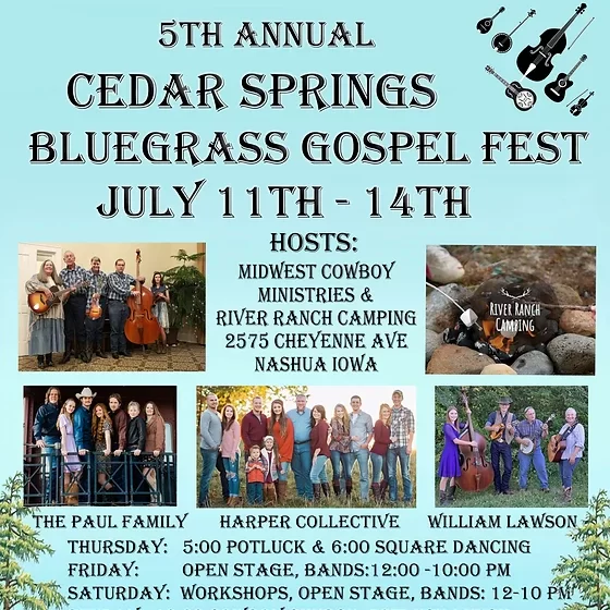 Cedar Springs Bluegrass Gospel Fest