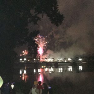 Stars and Stripes on the River