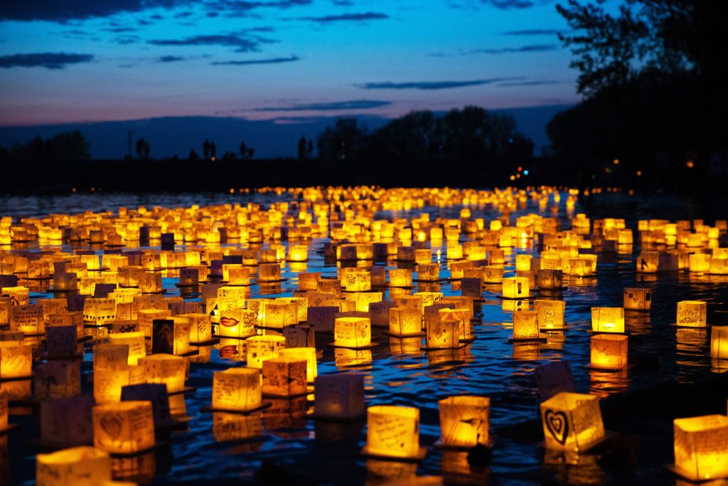 Water Lantern Festival at Liberty State Park