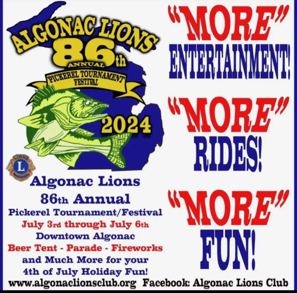 Algonac Lions Pickerel Tournament and Festival