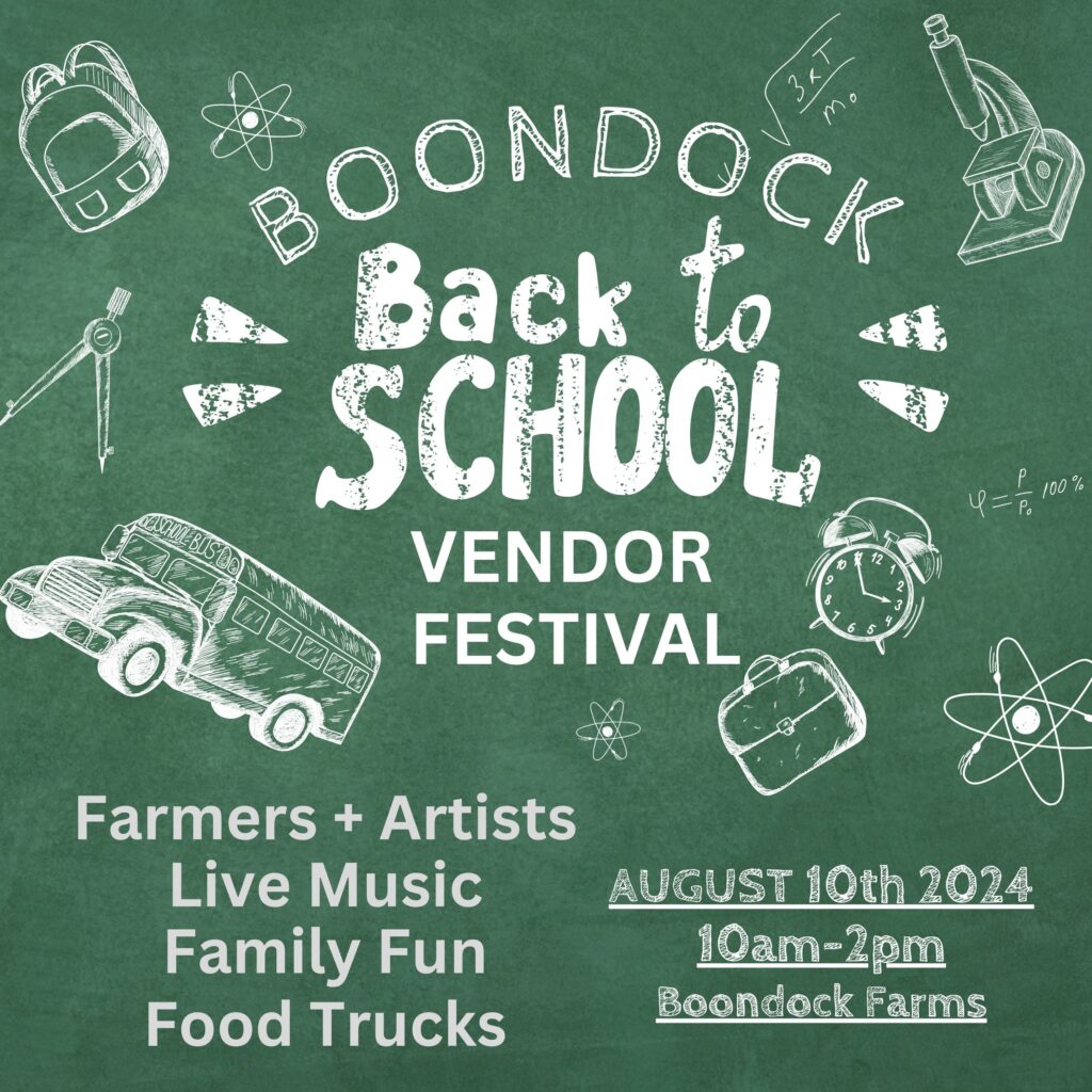 Back to School Festival at Boondock Farms