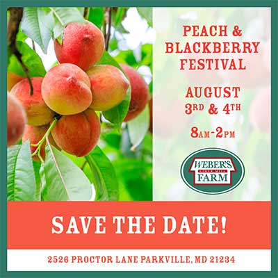 Peach and Blackberry Festival at Weber’s Cider Mill Farm