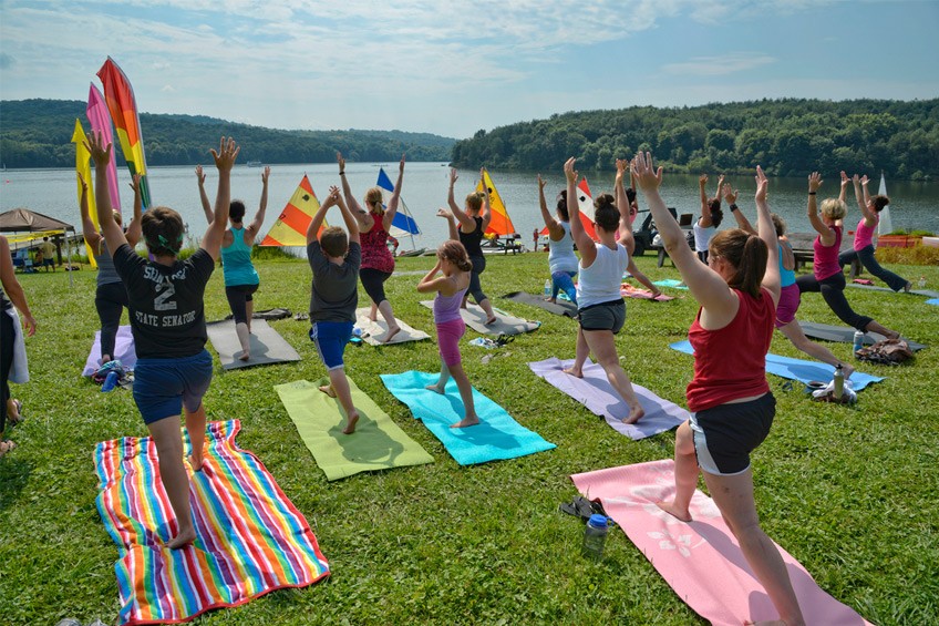 The Moraine State Park Regatta at Lake Arthur