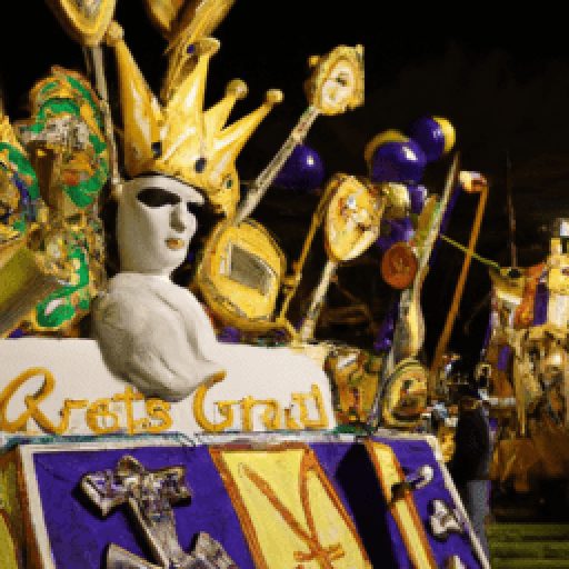 Krewe of Gemini Mardi Gras Parade 2024 in Louisiana, Shreveport, USA